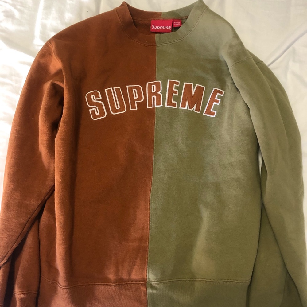 Supreme split crewneck